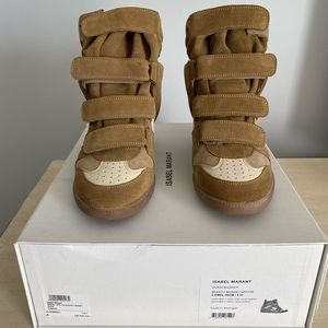 Isabel Marant Beckett Sneaker in Camel Size 41